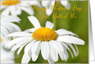 Happy Mother’s Day from Both of Us, Daisies card