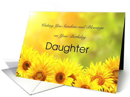 Birthday Blessings Daughter card (1540298)
