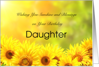 Birthday Blessings Daughter card