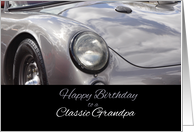 Happy Birthday, Classic Grandpa, Car card