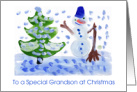 Christmas For A Special Grandson card