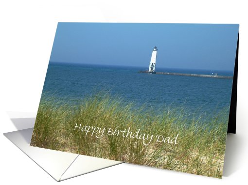 Lighthouse Birthday for Dad card (706065)