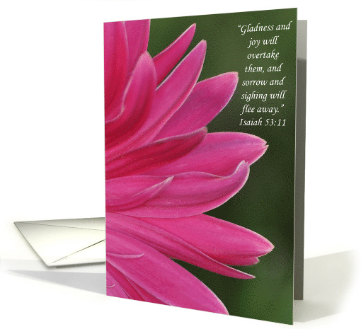 Pink Petals of Encouragement card (711501)