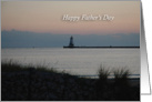 Happy Father’s Day, Evening Lighthouse card
