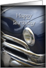 Happy Birthday, Vintage Car card
