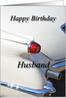 Happy Birthday Husband, classic car card
