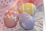 Mom Easter Eggs, colored eggs card