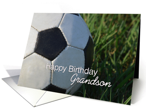 Soccer Birthday Grandson card (915534)