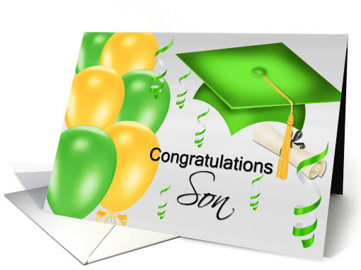 Congratulations To Graduating Son, Graduation Cap,... (923202)