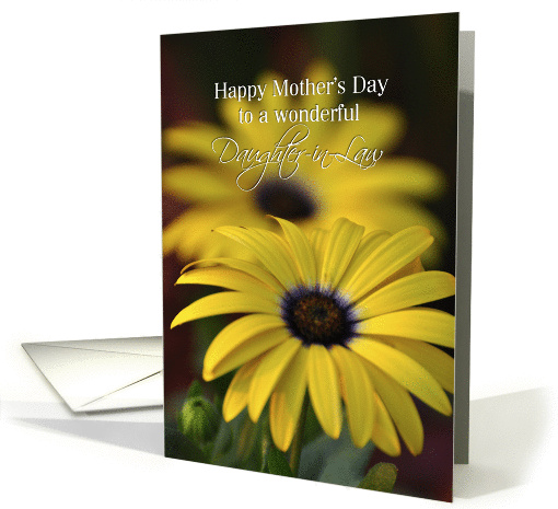 Happy Mother's Day Daughter-In-Law, Yellow Daisy card (926563)