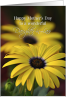 Happy Mother’s Day Daughter-In-Law, Yellow Daisy card