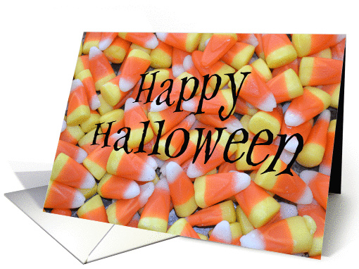 Candy Corn Halloween, candy corn photo card (965649)