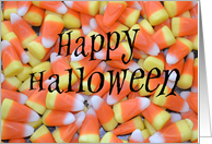 Candy Corn Halloween, candy corn photo card