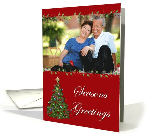 Seasons Greetings Tree, Photo Card, Tree card (972691)