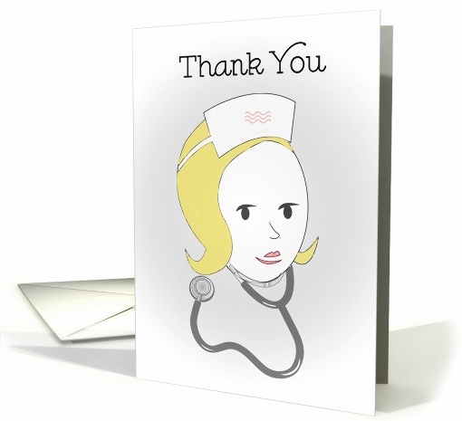 Thank You Urology Nurse, Nurse, stethoscope card (977699)