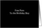 Simply Black - Free Porn Birthday Boy card