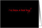 Simply Black - I’ve been a bad boy card