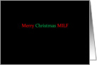 Simply Black - Merry Christmas MILF card