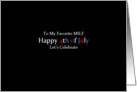 Simply Black - Happy 4th of July MILF card