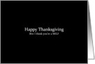 Simply Black - Happy Thanksgiving MILF card