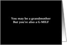 Simply Black - grandmother is a G-MILF card