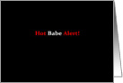 Simply Black - Hot Babe Alert! card