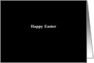 Simply Black - Happy Easter card