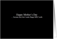 Simply Black - Happy Mother’s Day - MILF Card One card