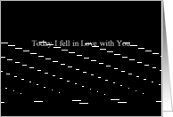 Simply Black - Today I Fell in Love with You card