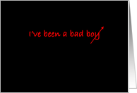 Simply Black - I’ve been a bad boy card
