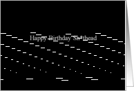 Simply Black - Happy Birthday Sh*thead card