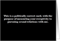 Simply Black - Politically Correct request for Sex card