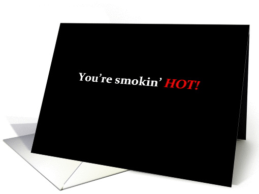 Simply Black - You're smokin' hot card (1350154)