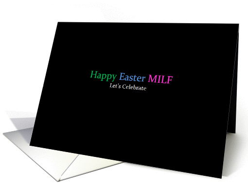 Simply Black - Happy Easter MILF card (1377310)