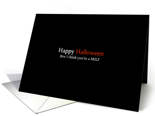 Simply Black - Happy Halloween MILF card (1378636)