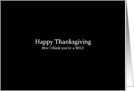 Simply Black - Happy Thanksgiving MILF card