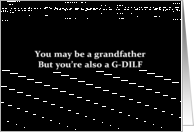 Simply Black - grandfather’s a G-DILF card
