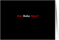 Simply Black - Hot Babe Alert! card