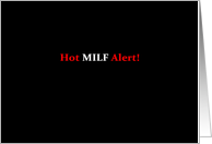 Simply Black - Hot MILF Alert! card