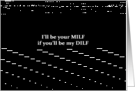 Simply Black - I’ll be MILF you’ll be DILF card