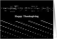 Simply Black - Happy Thanksgiving card