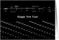 Simply Black - Happy New Year card