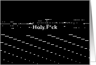 Simply Black - Holy F*ck card