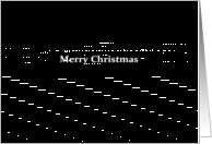 Simply Black - Merry Christmas card