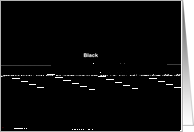 Simply Black - Black & White Card
