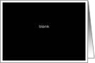 simply black - blank card