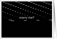 simply black - marry me? card