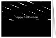 simply black - happy halloween card