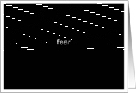 simply black - fear card