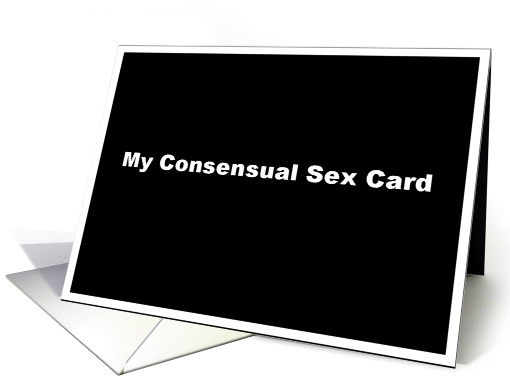 simply black - my consensual sex card (864070)